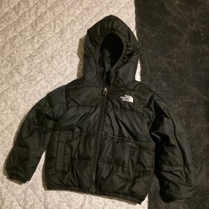 The North Face Kids Black Reversible Puffer Jacket
